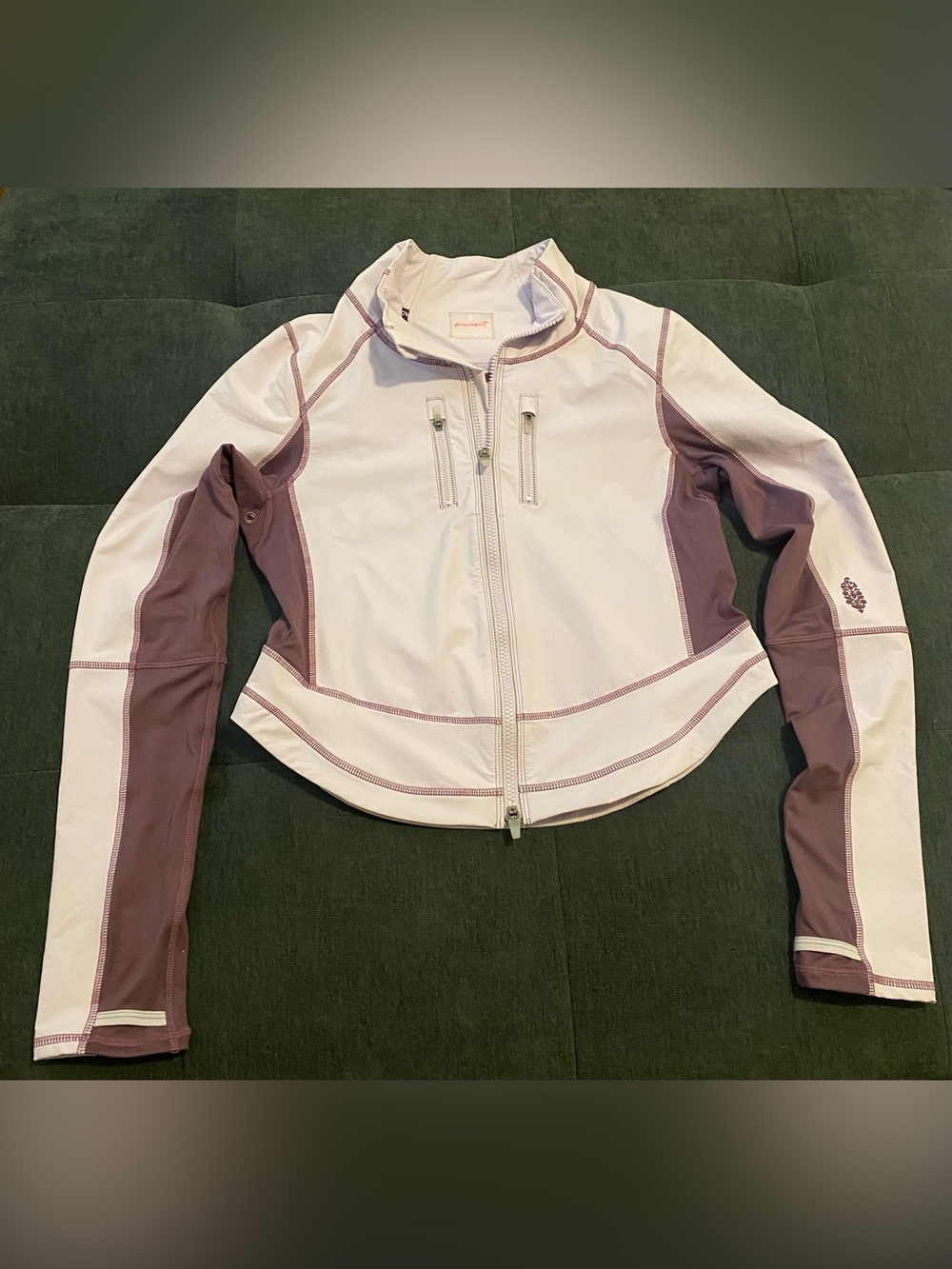 Free People Movement dasher run zip up workout jacket size small
